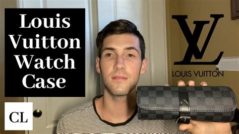 watch roll louis vuitton|louis vitton watch case.